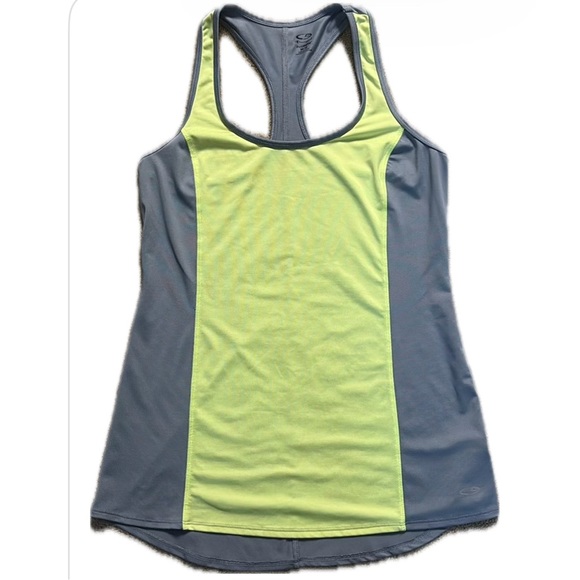 Champion Athletic Duo Dry Two Toned Workout Long Tank Top - Picture 1 of 4